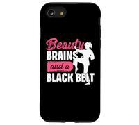 Bellezza Cervelli E Una Cintura Nera Arti Marziali Karate Ragazza Custodia per iPhone SE (2020) / 7/8