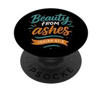 Bellezza dalle ceneri Isaia 61 3 - Vintage Christian Fede PopSockets PopGrip Adesivo