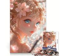 Bellezza dei Fiori di Ciliegio Puzzle per Ragazzi 1000 Pezzi Allenamento della Memoria Evasione Tranquilla Taglio Perfetto Regalo Indimenticabile (38x52cm)