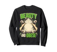Bellezza E Obeso Chonky Cat Funny Meme Felpa