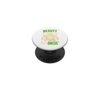 Bellezza E Obeso Chonky Cat Funny Meme PopSockets PopGrip Adesivo