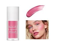 Bellezza Fard liquido,A lunga durata Fard liquido Per un colore ad alta pigmentazione,Ritocco impermeabile del trucco Ombretto opaco,Fard in stick per il trucco #3 In rosa caldo