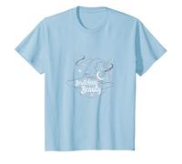 Bellezza Incantevole: Incantevole Cappello da Strega Luna Stelle Maglietta, Bambini, Celeste, 6 Anni
