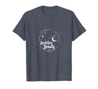Bellezza Incantevole: Incantevole Cappello da Strega Luna Stelle Maglietta, Uomo, Pervinca, 4XL