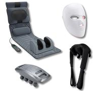 Bellezza - Maschera LED Viso, Shiatsu Riscaldante, Pistola Massaggiant