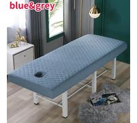Bellezza Massaggio Letto Aderente Foglio Trapuntato Elastico Salone Spa Lenzuolo