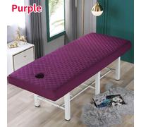 Bellezza Massaggio Letto Aderente Foglio Trapuntato Elastico Salone Spa Lenzuolo