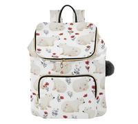 Bellezza Orso Polare Bianco Progettato Delle Donne Zaino Borsa Carino Impermeabile Daypack Borsa A Tracolla per lo Shopping Sport Viaggi maletines para mujer de