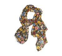 Bellezza Prato Fungo Fiore di campo Lungo fazzoletto da collo leggero sciarpa avvolgente per le donne per l'inverno bufandas para mujer