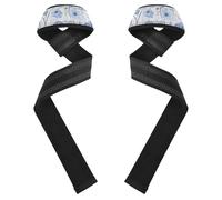 Bellezza Primavera Fiori Blu Daisy Lift Cinghie 66 cm Antiscivolo Deadlift Cinghie da polso per sollevamento pesi, bodybuilding, allenamento della forza guantillas para el gym de homb