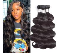 Bellezza Principessa Brasiliana Capelli Vergini 3 Bundles Body Wave 8A Virgin Non Trattati Capelli Umani Weave 18 20 22