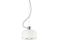 Flos lampada a sospensione Bellhop Glass S1, color alluminio, vetro, Ø 33 cm Flos