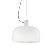 Bellhop S2 Lampadario Bianco/ Vetro