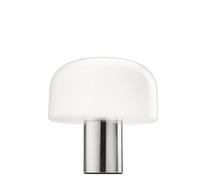 FLOS Bellhop Glass T lampada da tavolo, colore alluminio, altezza 34 cm Flos