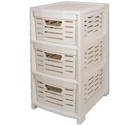 BELLI E FORTI Cassettiera Multiuso in Plastica Uniko 3 / 4 cassetti