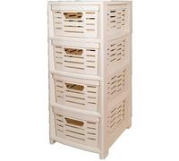 BELLI E FORTI Cassettiera Multiuso in Plastica Uniko 3 / 4 cassetti