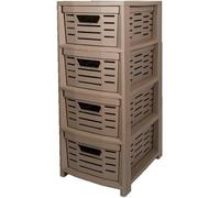 BELLI E FORTI Cassettiera Multiuso in Plastica Uniko 3 / 4 cassetti