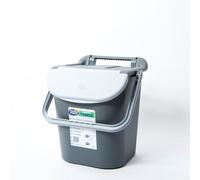 Belli & forti tower bin pattumiera 30 litri con manico colore grigio