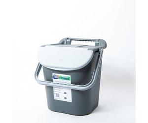 Belli & forti tower bin pattumiera 30 litri con manico colore grigio
