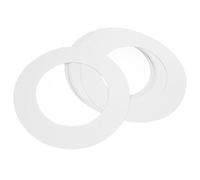 BELLIFFY 10 Pezzi Anelli di Carta Protettivi per Macchina Scaldacera Tappetini Riscaldanti per Ceretta in Carta Oleata Bianca Accessori per Depilazione Professionale per Uso Quotidiano