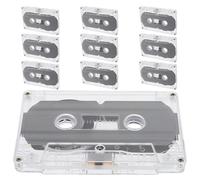BELLIFFY 10 Pezzi Nastri per Cassette Audio Vuoti Minuti Registrazione Precisa per Progetti DIY Messaggi Creativi e Musica Stile Retrò Compatto e Portatile per Feste e Interviste