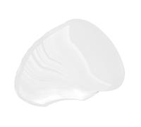 BELLIFFY 100 Pz Occhiali Scudo Per Gli Occhi Di Taglio Di Benda Sull'occhio Per Bambini Scudo Per Il Taglio Di Sulla Fronte Strumento Per Parrucchieri Ciglio Plastica Bianca
