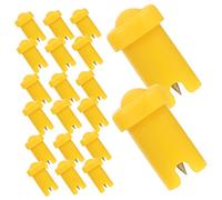 BELLIFFY 100pezzi Aghi Per Bottiglie Di Colla Per Ciglia Accessori Per Estensioni Di Ciglia Strumenti Anti-otturazione Per Colla Per Applicazione Precisa e Veloce