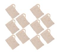 BELLIFFY 10pezzi Retine Schiumogene per Lavaggio del Viso Sacchetto in Rete Esfoliante per Sapone da Bagno Strumento Schiumogena Riutilizzabile per Doccia Cordino per Appendere e Asciugare