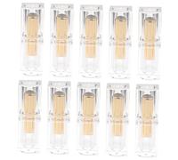 BELLIFFY 10pezzi Tubi Vuoti Per Rossetto Trasparenti Ricaricabili Da Contenitori Per Labbra Design Elegante e Compatto Per Piccole Imprese e Uso Personale