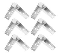 BELLIFFY 12 Pezzi 12 Ruote Girevoli di Supporto per Porte Scorrevoli in Plastica Bianca, Rulli per Ante Armadio e Cancelli, Ruota di Guida e Puleggia Antiscivolo per Montaggio Laterale e