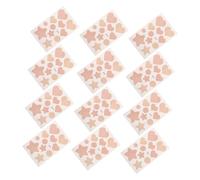 BELLIFFY 12 Pezzi Adhesive Scar Sheets Ultra Thin Tattoo Cover Patches Invisible Breathable Concealer For Birthmarks Dark Spots Easy Peel Stick For Events