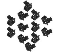 BELLIFFY 12 Pezzi Mini Fermagli Artiglio per Capelli Clip Nere Opache Pinze Resistenti Antiscivolo per Donne e Bambine per Acconciature e Controllo Ciocche Ribelli