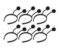 BELLIFFY 12 Pz Fascia Per La Palla Di Pelo Accessori Per Per Bambini Per Ragazze Fasce Impreziosite Per Le Donne Fasce Aliene Fasce Di Api Per Le Donne Tessuto Non Tessuto Black