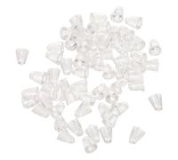 BELLIFFY 1200 Pezzi Copriviti in Silicone Trasparente per Occhiali senza Montatura Tappi Coprivite di Facile Montaggio e Sostituzione Accessori per Riparazione Occhiali per Uso Domestico