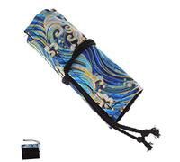 BELLIFFY 12fori Borsa Roll up Cotone e Lino Astuccio Organizzatore Per Colorate e Capacità Resistente e Pratico Per e Studenti