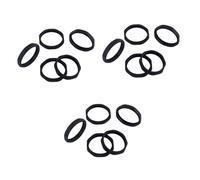 BELLIFFY 15 Pz Manicotto Anticaduta Per Microfono Forniture Per Microfoni Portatili Microfono Wireless Per Parlare Microfono Portatile Supporto Ad Anello Per Microfono Wireless Black