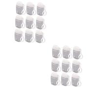 BELLIFFY 18 Flaconi Da Viaggio Con Gancio, Flacone Spray Per Lozione, Portachiavi Da Viaggio, Flacone Da Viaggio Con Portachiavi