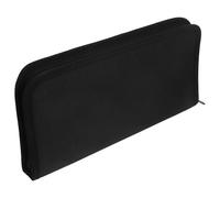 BELLIFFY 1pezzi Porta Pennelli Artista Tela Con Slot Custodia Arrotolabile Naturale Organizzatore Per Pennelli Da Acquerello E Olio Per Trasporto E Conservazione Degli Strumenti Artistici Colore Nero