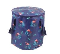 BELLIFFY 1pezzi Secchio Pieghevole Per Lavare i Piedi All Aperto Bacinella Da Viaggio Multiuso e Anti-perdita Design Doppia Maniglia Compatta Per Stoccaggio