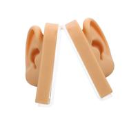 BELLIFFY 1set Di Orecchio Silicone Per Piercing Supporto Per Pratica e Dimostrazione Di Orecchie e Destra Per Formazione e Decorazione Strumento Leggero e Portatile Per Medici e Studenti