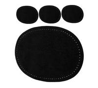 BELLIFFY 2 paia Toppe Ovali per Gomiti e Ginocchia in Finta Pelle Resistente Patch da Cucire per Riparazione Giacche Maglioni e Pantaloni Accessori Uomo