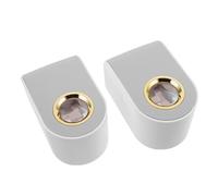 BELLIFFY 2 pezzi Dispenser Automatico Dentifricio da Parete Dosatore Preciso Senza Kit Completo Famiglia per Ragazzi e Adulti Organizzatore Bagno Spreco e Macchie