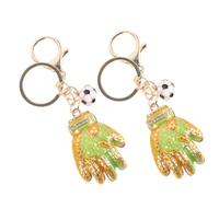 BELLIFFY 2 Pezzi Portachiavi Guanto A Forma Catena Zaino Ciondolo Borsa Anello Decorativo Appeso Chiavi