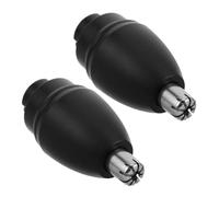 BELLIFFY 2 pezzi Testine di Ricambio per Rifinitore Naso e Orecchie Parti Compatibili per Tagliapeli Elettrico Resistente e Facile da Pulire per Cura Completa di Naso Orecchie e