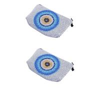 BELLIFFY 2 Pz Borsa per gli occhi del diavolo borse per il trucco da viaggio borsa cosmetica da donna makeup bag make up bag pochette trucchi borse per il trucco da donna Borsa dei trucchi