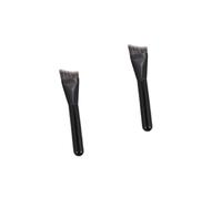 BELLIFFY 2 Pz pennello da trucco spazzola per rifiniture alla moda pennello per fondotinta per trucco in polvere pennelli make up pennellino makeup pennello a punto fisso Black