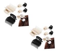 BELLIFFY 2 Set Di Fermagli Per Strumenti Per Lo Styling Fermagli Per Sezioni Di Per Lo Styling Con Bigodini Caldi 12 Pezzi*2