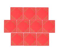 BELLIFFY 20 Fogli Carta Xuan Rossa per Scrittura Fu Carta Riso Tinta Cera Resistente all Inchiostro per Decorazioni Festa Capodanno Cinese