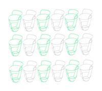 BELLIFFY 20 pezzi Rete per Flaconi Infusione in Plastica Leggera e Trasparente Supporto Riutilizzabile per Bottiglie Saline e Accessori Medici Monitoraggio Fluido Facilitato