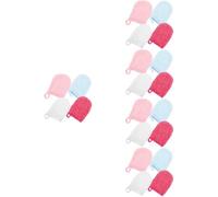 BELLIFFY 20 Pz Pulizia Delle Punte Delle Dita Fornitura Di Trucco Scrub Esfoliante Viso Salviette Per Il Trucco Guanti Domestici Panni Struccanti Riutilizzabili Guanti Per Fibra Superfine